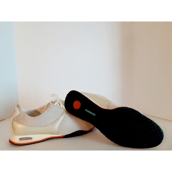 Cole Haan Air Bria Oxford Sneaker - Cream/Gold - Picture 14 of 16